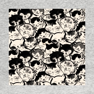 Happy cats faces T-Shirt